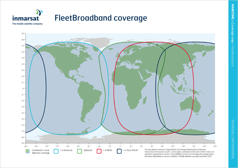 FleetBroadband coverage